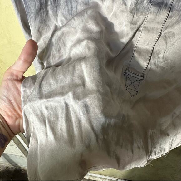 Go Silk Button Front Ombre Top Size Small - Picture 5 of 7